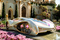 futuristic cars.