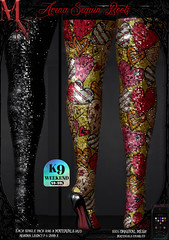 Arena Sequin Boots by Madame Noir K9 Weekend