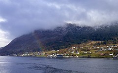 Nordfjordeid Norge 🇳🇴  Norway Norwegen with Rainbow