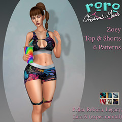 @rOrO Zoey Top & Shorts Pattern Edition