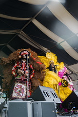 Jazz Fest 2024 - Day 4 - Big Chief Monk Boudreaux and the Golden Eagles