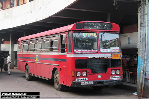 NB-9054 Kebithigollewa Depot Ashok Leyland - Viking 210 Turbo B+ type Bus at C.B.S. Pettah in 27.10.