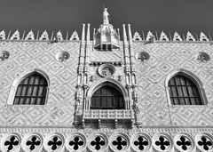 South facade of the Palazzo Ducale with Justice on the top