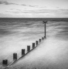 breakwater calm | Findhorn Beach | Moray