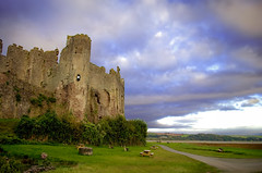 the ruins of Laugharne