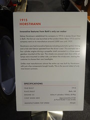 Horstmann 1915 (Bath) Haynes Motor Museum