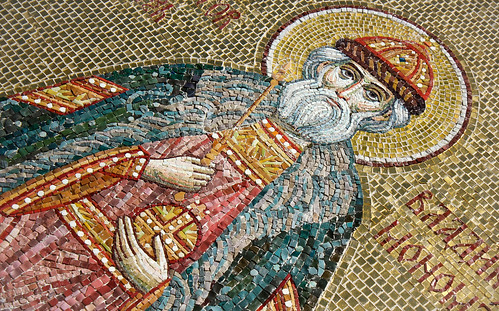 Saint Vladimir Sviatoslavich the Great Church. Mosaic: Holy Blessed Prince Vladimir Vsevolodovich Mo