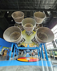 Saturn V 1st Stage Rocket Exhaust Nozzles