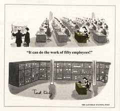 STEM Cartoon 059 - It can do the work of 50 employees - 1958