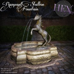 HEXtraordinary - Rampant Stallion Fountain - Fifty Linden Fridays