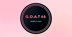 The Wait Is Finally Over! G.O.A.T66 Weekly Sale Is Here!