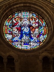 Un gran rosetó a St. Feliu de Girona.