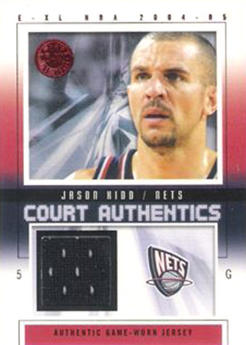 2004-05 E-XL - Court Authentics #JK Jason Kidd - /500
