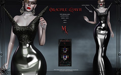 Obscure Gown by Madame Noir @The Darkness Event