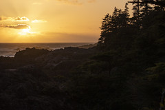 Sunset view from BlackRock Resort, Big Beach, Vancouver island, BC
