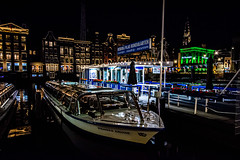 Night boats a little further, Amsterdam, Nederland