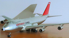 Hasegawa 1/200 Scale NWA Cargo 747-251F/SCD N640US