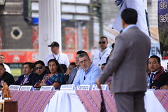 Presidente Bernardo Arévalo en parque municipal de Totonicapán 20240514 by Gobierno de Guatemala