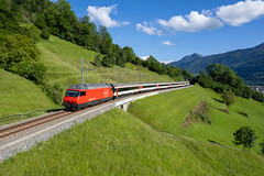 SBB Re 460 107 at Arth, SZ, CH