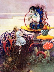 HUDSON, Gwynedd M. Alice and the Caterpillar, Alice's Adventures in Wonderland,