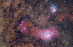Lagoon Nebula region