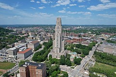 Aerial view of the Cathedral of Learning [03]