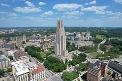 Aerial view of the Cathedral of Learning [02]
