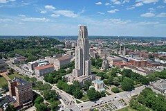 Aerial view of the Cathedral of Learning [04]