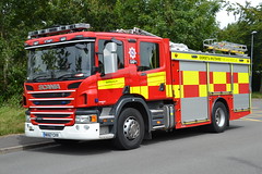 Dorset & Wiltshire Fire & Rescue - Scania P280 CP28 - JDC - WX67 CVV - WrL