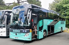 This Tourismo is owned by Barnes Coaches, it's seen parked in the Vernon Meadow Coach Park while touring the Isle of Wight. - BU18 YMH - 27th June 2022