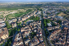 Vista aérea de Monzón (VI)