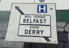 1960s Road Sign