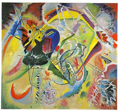 Wassily Kandinsky - Improvisation 35 (1914). And Kandinsky's Life and Times.