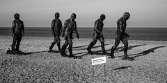 Walking Men, South Lowestoft Beach