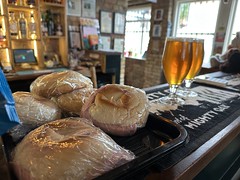 Traditional rolls on bar