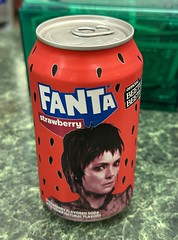 Beetlejuice Fanta Strawberry Soda