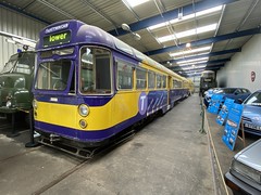 Blackpool tram & trailer set 674/684, North East Land, Sea & Air Museum, Washington.