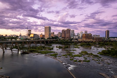 Sunset Over Richmond, Virginia