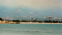 NASA DC-8 Airborne Science Laboratory Approaches Santa Barbara