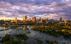 Sunset Over Richmond, Virginia