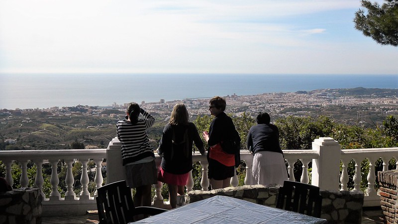 A VIEW FROM MIJAS PUEBLO LOOKING DOWN TOWARDS FUENGIROLA AND THE MEDITERRANEAN SEA © 201273331@N07 Flickr