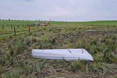 Shelter roof after the storm