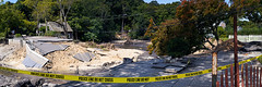 Aftermath of Harbor Road Collapse Panorama