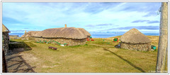 Preserved Crofters' Village, Kilmuir, Isle of Skye, Scotland UK