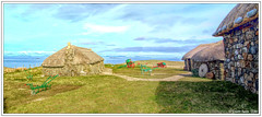 Preserved Crofters' Village, Kilmuir, Isle of Skye, Scotland UK