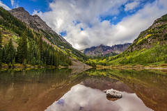 *Maroon Bells @ first fall colors*