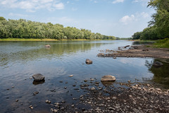 A delightful river scene at the Minnesota-Wisconsin state line: Ah the Saint Croix River.