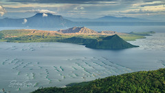 Golden Hour at Taal Lake and Volcano