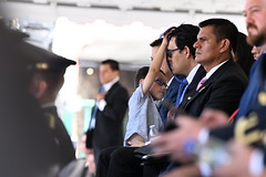 Presidente Bernardo Arévalo y Vicepresidenta Karin Herrera participaron en el desfile escolar de conmemoración de los 203 años de Independencia de Guatemala by Gobierno de Guatemala