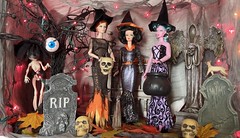 2024 Halloween displays for fashion dolls